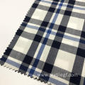 100% Cotton Yarn Dyed Fabric (White And Blue)